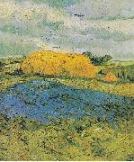 Vincent Van Gogh Barn on a rainy day Spain oil painting artist